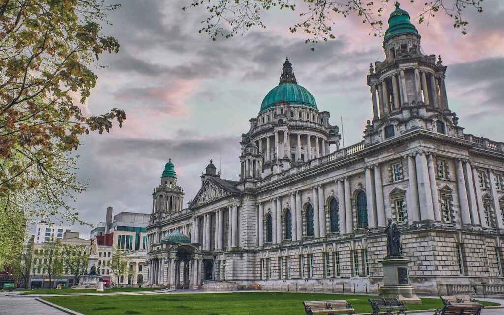facade of Belfast City Hall