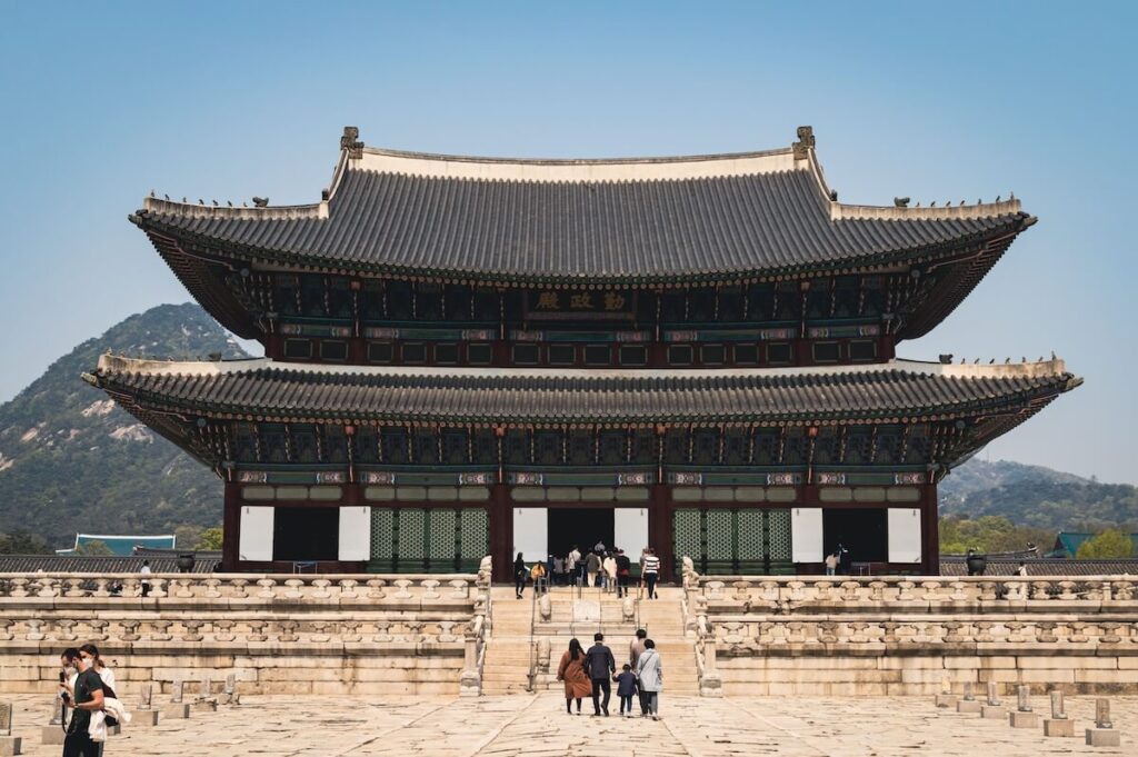panoramic view of Gyeongbokgung Palace