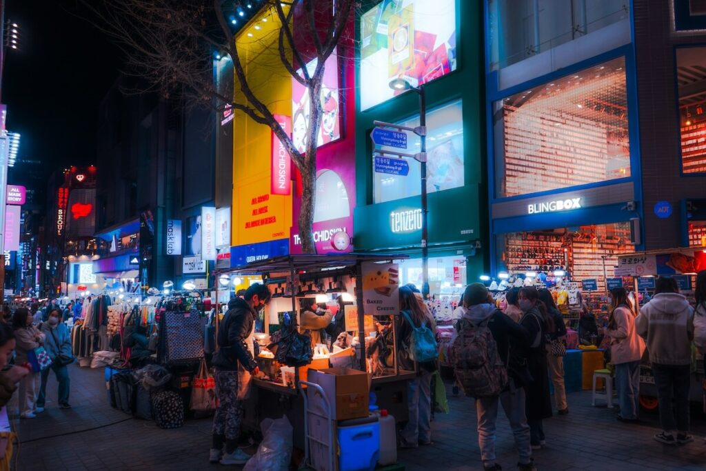 Myeongdong night market